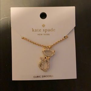 Kate Spade cat necklace